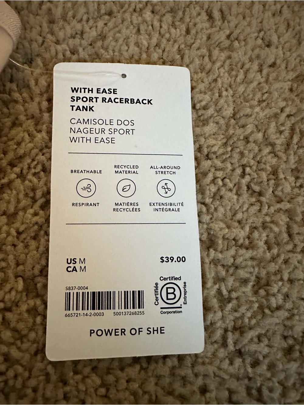 Athleta Light Pink Racerback Tank. - Picture 2 of 4